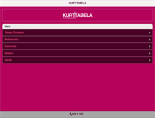 Tablet Screenshot of kurttabela.com